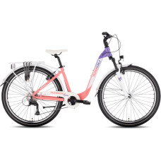 Tabou Bērnu velosipēds TABOU Queen 26, rozā-balts