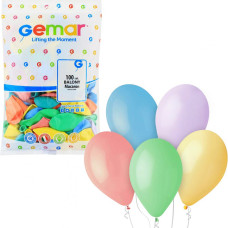 BALON PASTELOWY 12 MIX KOLORÓW 100 SZTUK