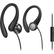 PHILIPS In-Ear sporta austiņas ar cilpiņu un mikrofonu, melnas TAA1105BK/00