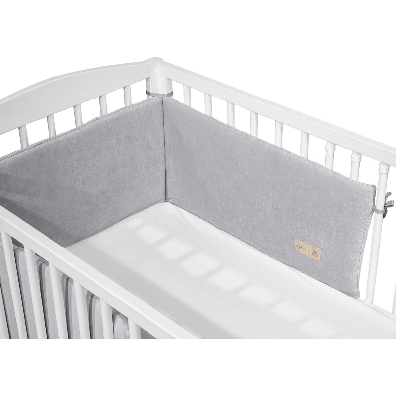 Albero Mio Apmale bērnu gultiņai “Cotton Color” – pelēka (CC3)