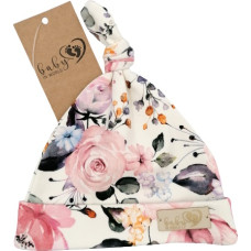 Baby In World BABY 01103 Czapka niemowlęca smerfetka r&oacute;ża 7-12m