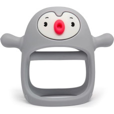 Smily Mia Gryzak silikonowy Pingwin light grey