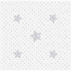 Cebababy Aizsarpaklājiņš Less Mess GREY STARS 120x120 cm Ceba Baby (308)