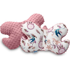 Sensillo Butterfly Pillow – birds retro pink