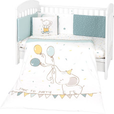 Bedding set 6pcs 70/140 Elephant Time