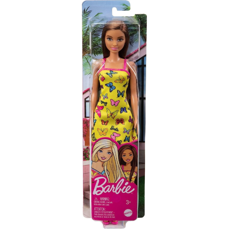 Barbie HBV08 doll yellow dress