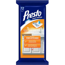 Presto Mitrās salvetes virtuvei 72 gab.