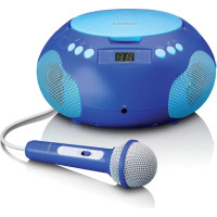 Lenco CD magnetola ar bluetooth un mikrofonu, zila - SCD-625BU