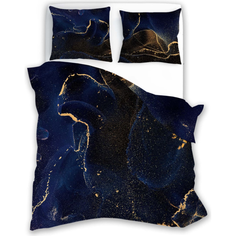 BEDDING SET 140X200+70X90 NOBILE 015 SATYNA BAW.FOTOPRINT