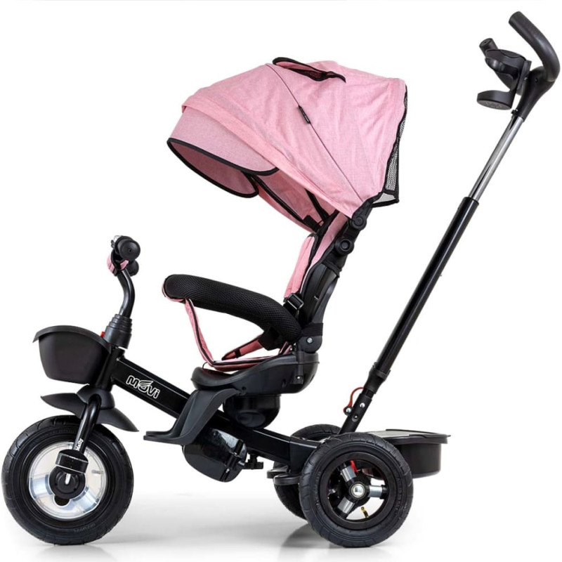 Milly Mally trīsritenis Movi Black-Pink