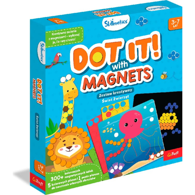 Trefl 62601 Skillmatics Zestaw kreatywny z magnesami Świat Zwierząt