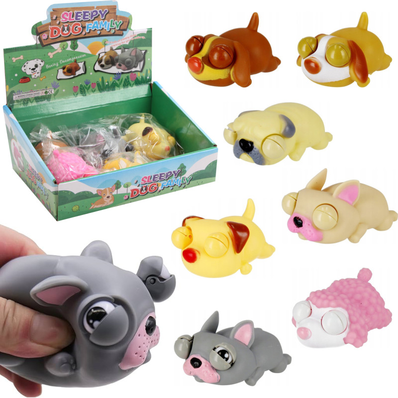 PIES DO ŚCISKANIA WYSKAKUJĄCE OCZY 6 WZ