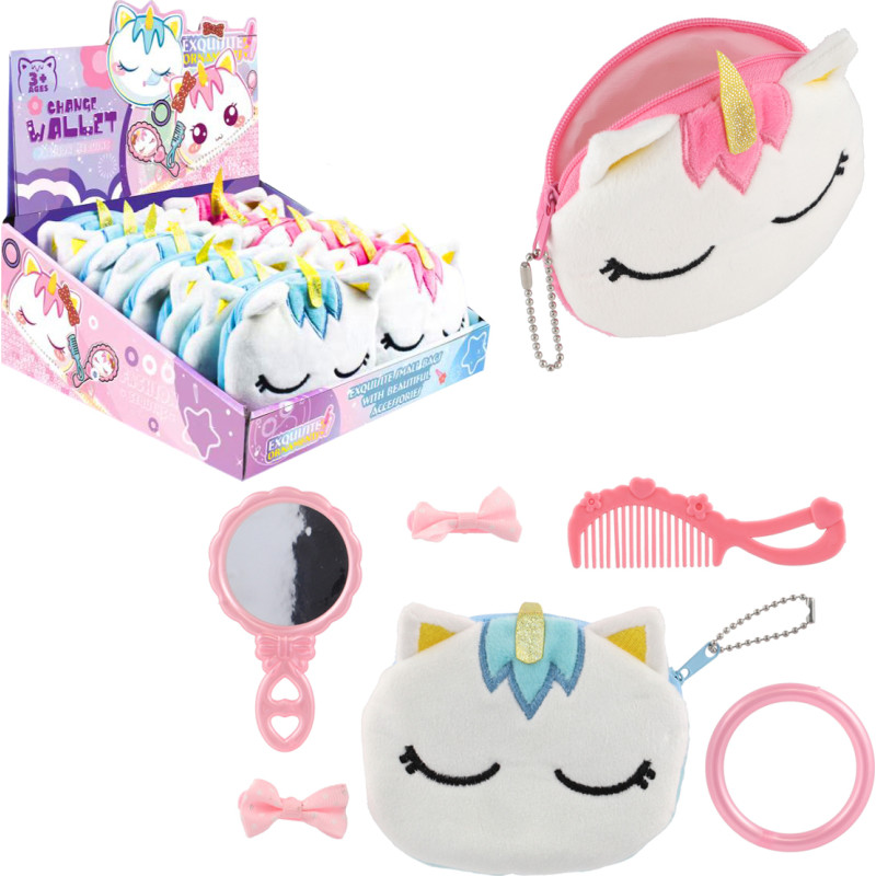 ZESTAW PIĘKNOŚCI W TOREBCE PLUSZOWEJ