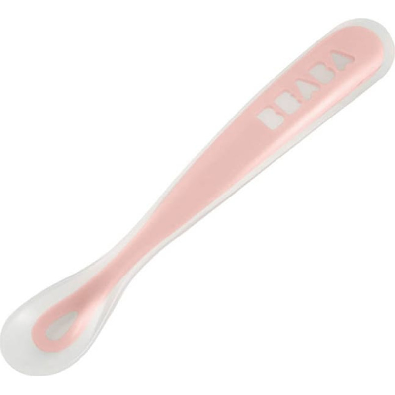 Beaba / Red Castle Silikona baro&scaron;anas karotīte, 1.&nbsp;izmērs (4+ mēne&scaron;i), old pink