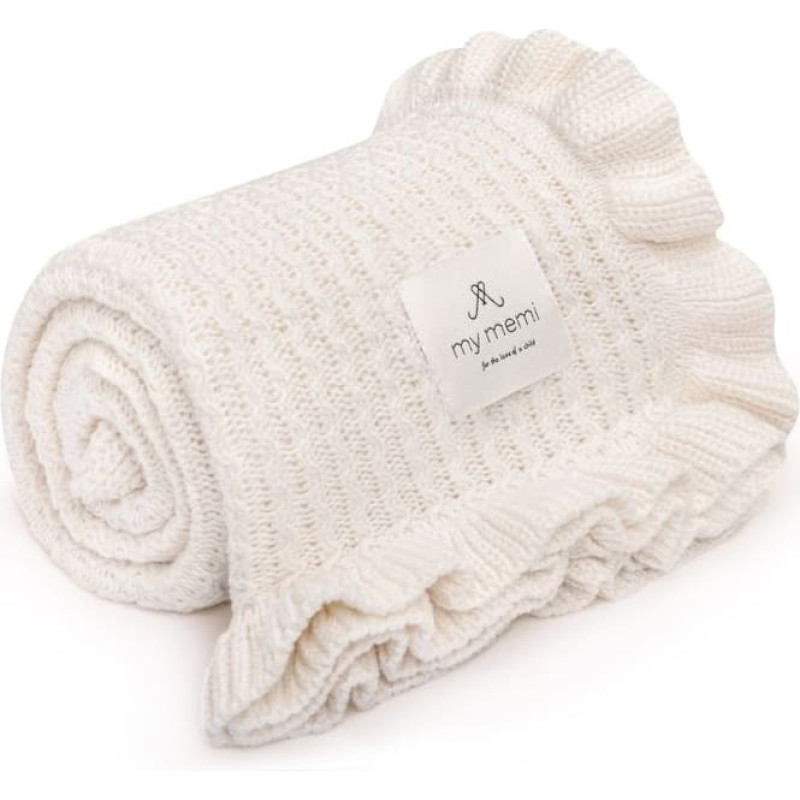 My Memi Bambusa sega ar volānu 85x105 Cream