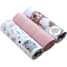 Ega Kids muslīna autiņu komplekts – komplekts 33, izmērs 60 × 80 cm, 6049