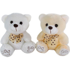 Lācītis ar banti, audums ar punktiņiem – 2 krāsas