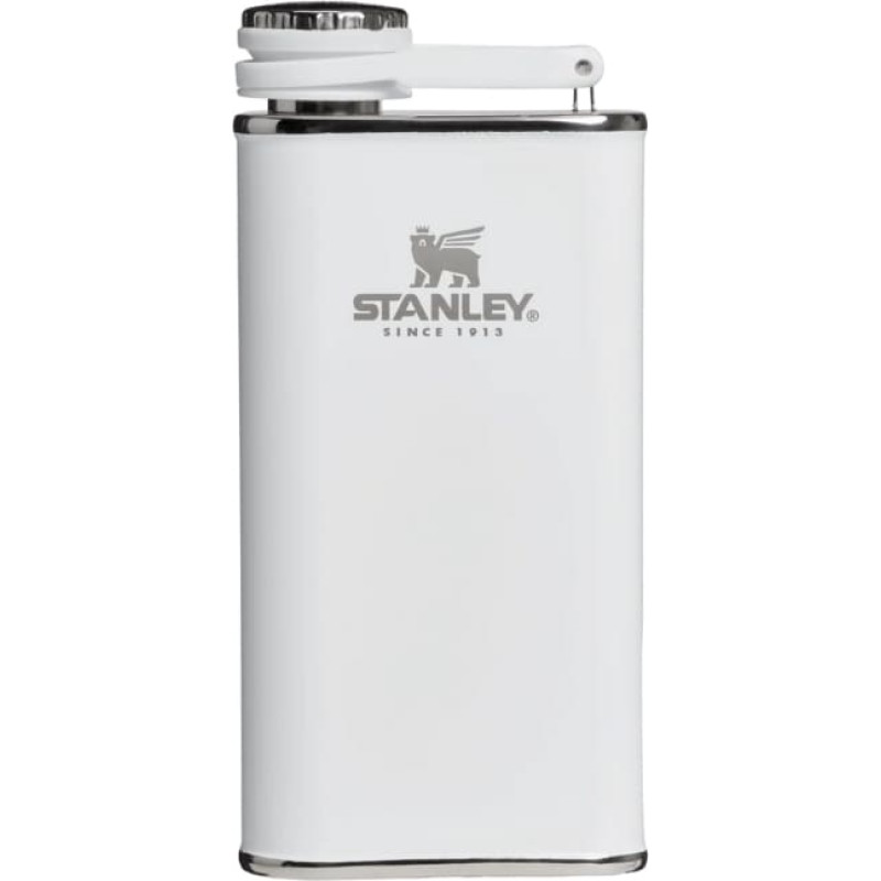 Stanley Bla&scaron;ķe The Easy-Fill Wide Mouth Flask 0,23L glancēti balta