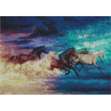 Other Daimond Mosaic  - 48422 - HORSES - size 40x30 cm