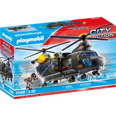 Playmobil CITY ACTION Taktiskā vienība &ndash; glāb&scaron;anas lidma&scaron;īna 71149