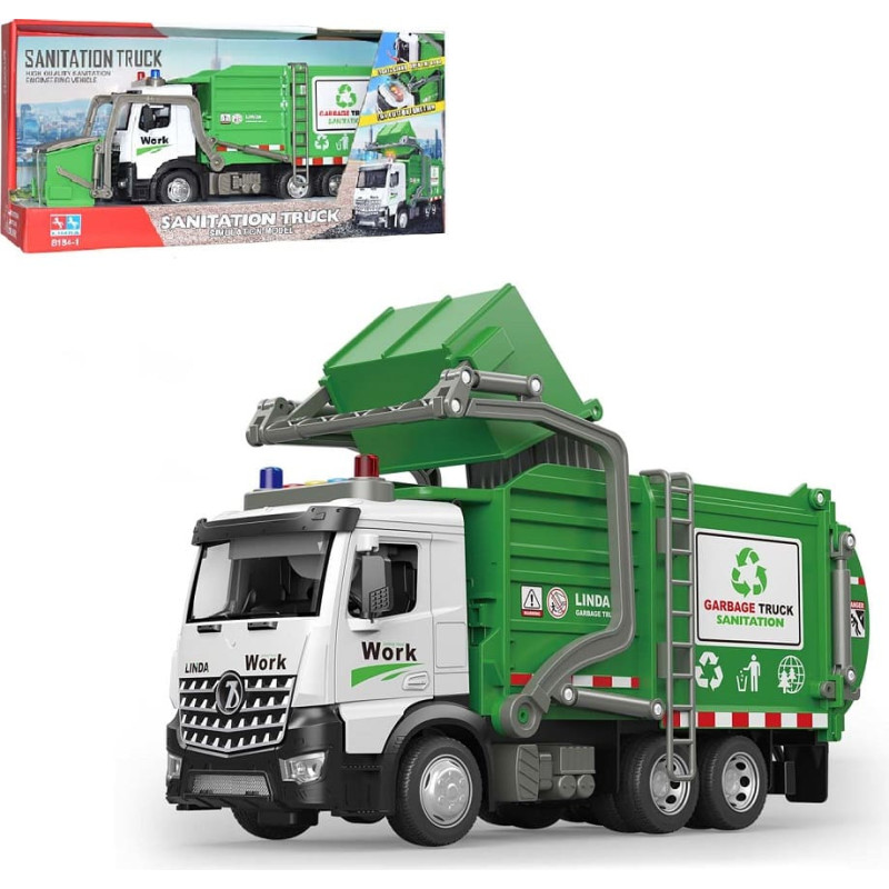 Prügiauto heli ja valgusega 36 cm