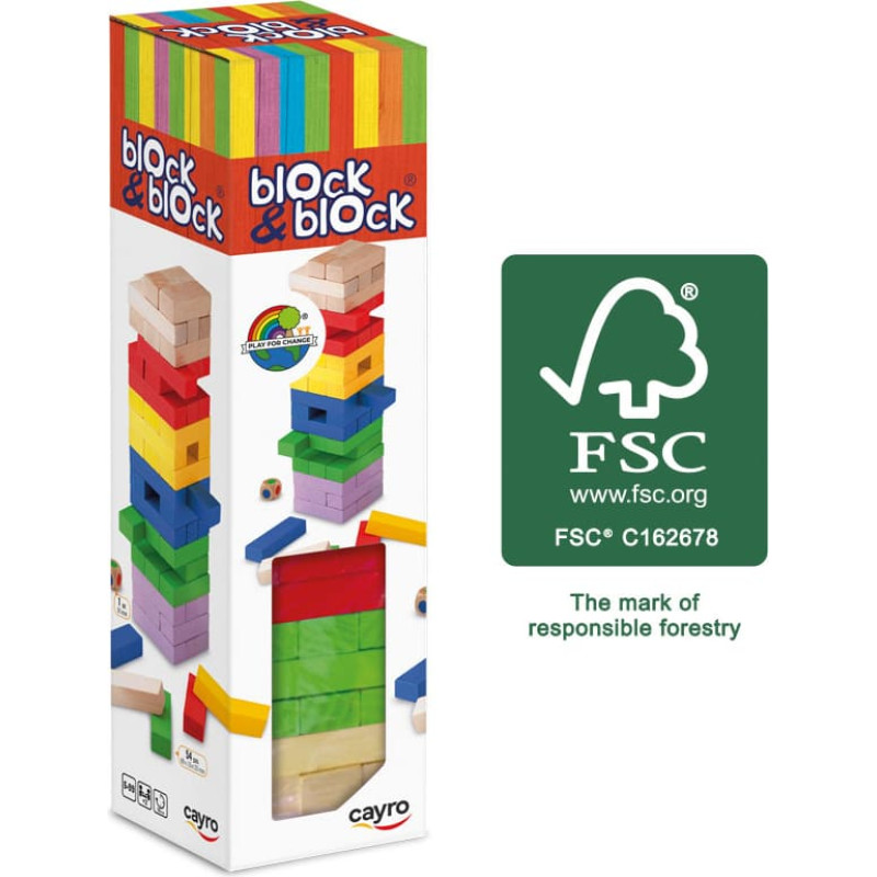 Cayro Spēle Block&block (krāsainā)