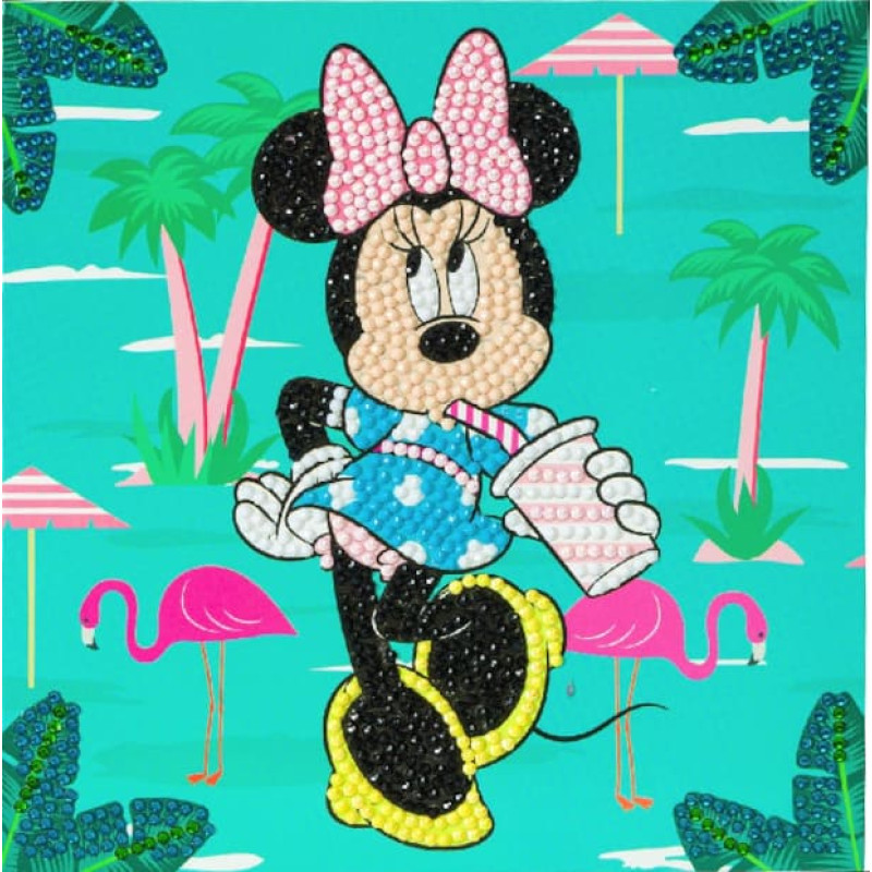 Craft Buddy Daimond Mosaic  - 90607- MINNIE - size 18x18 cm