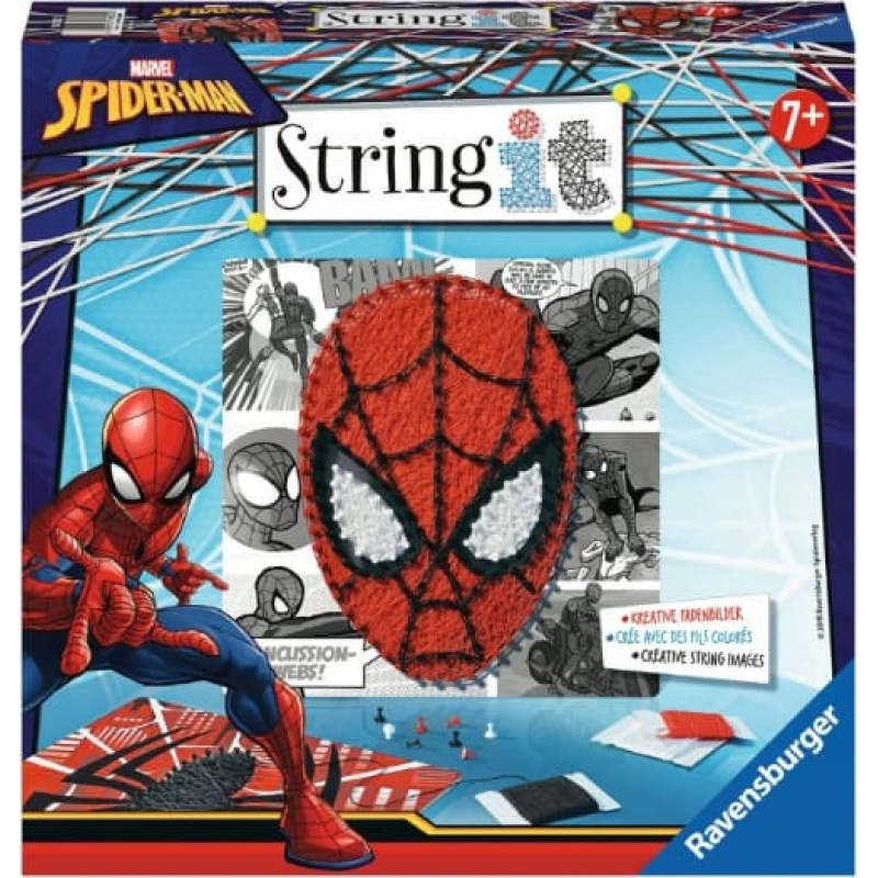 Ravensburger Rokdarbi &ndash; String it Spiderman Midi 7+
