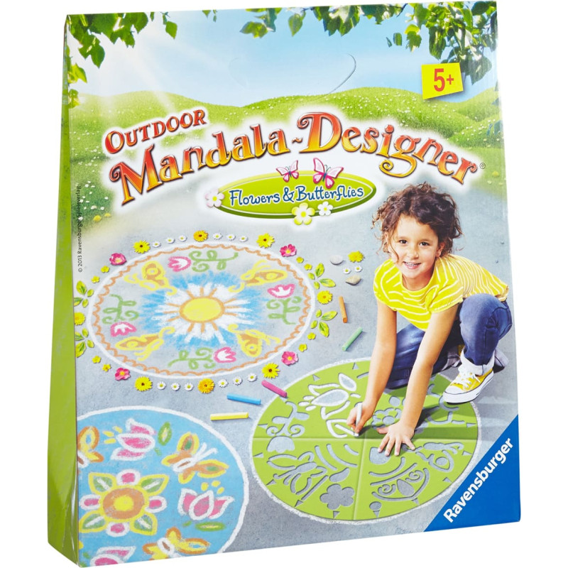 Ravensburger Mandala ielas &ndash; Ziedi un Taureņi