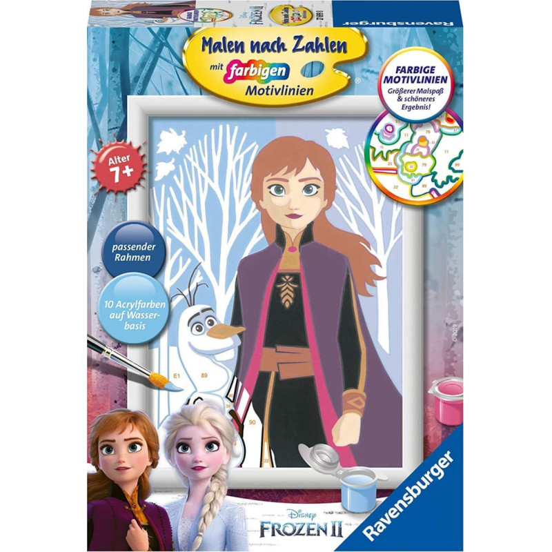Ravensburger Krāsojamā glezna 18X13cm Frozen