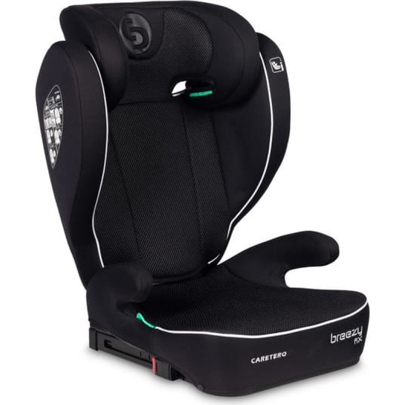 Caretero CAR SEAT BREEZY FIX BLACK (100-150cm)