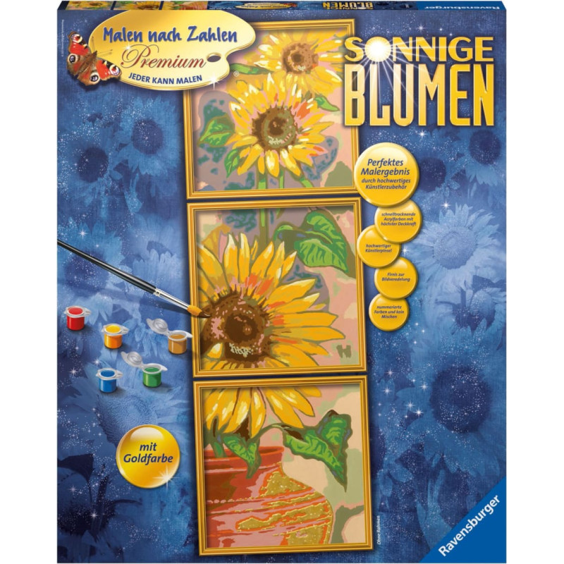 Ravensburger Krāsojama glezna - Saulespuķes
