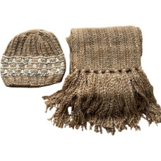 Minikid Vilnas cepure ar &scaron;alli CZ-2720 dark beige (55-60 cm) izpārdo&scaron;ana