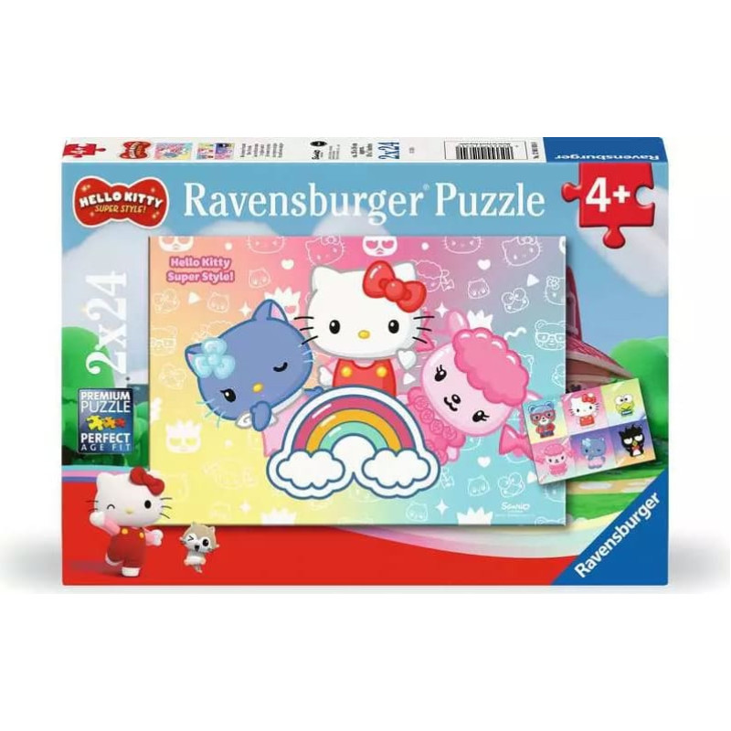 Ravensburger Puzle 2x24 gab. Hello Kitty