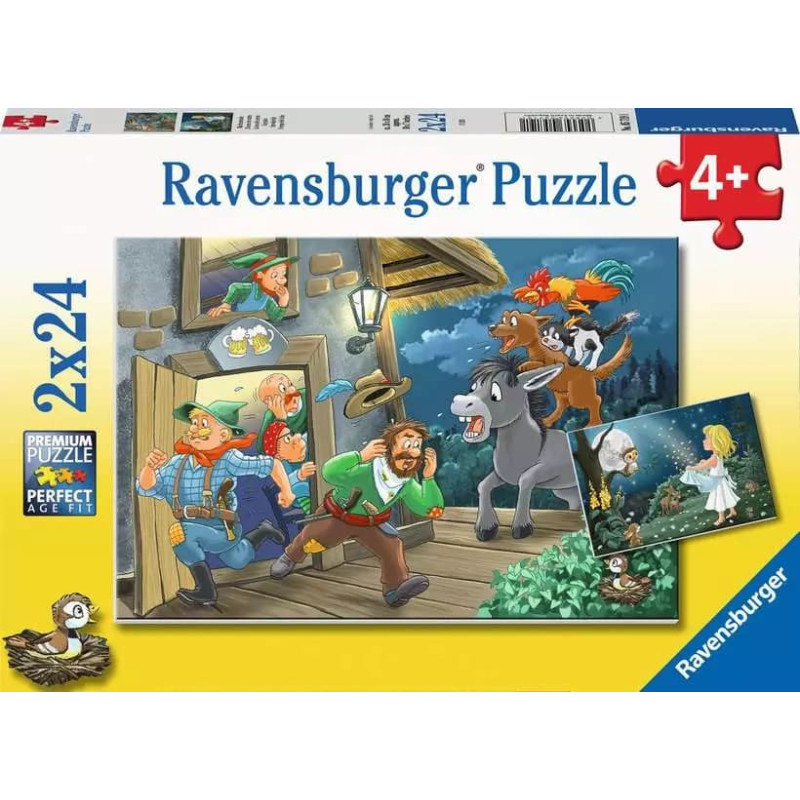 Ravensburger Puzle 2x24 gab. Pasakas