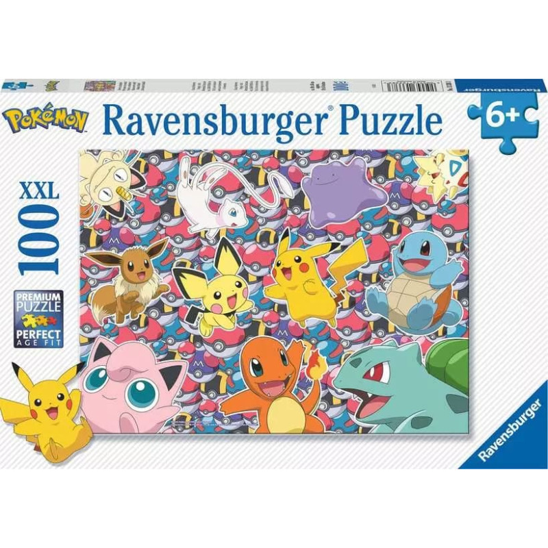 Ravensburger Puzle 100 gab. Pokemoni