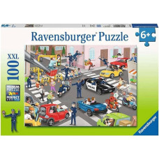 Ravensburger Puzle 100 gab. Policija patrulē