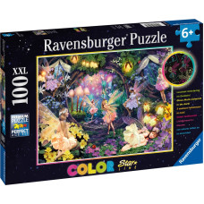 Ravensburger Puzle 100 gab. Color Studio Pasaku dārzs