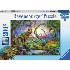 Ravensburger Puzle 200 gab. Dinozauru pasaule