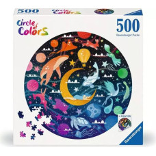 Ravensburger Puzle 500 Krāsu aplis: Sapņi