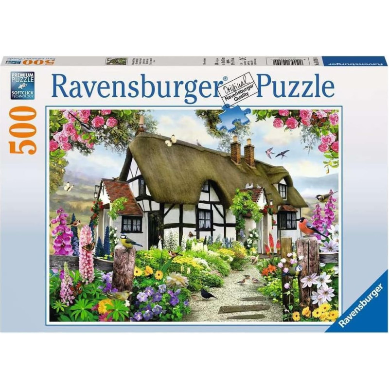 Ravensburger Puzle 500 Idilliska lauku mājiņa