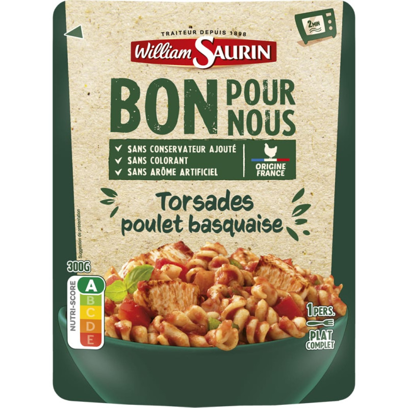 William Saurin Pasta ar vistu Basku gaumē, paciņā, 300g
