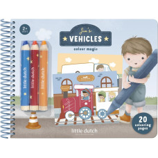 Little Dutch Burvju krāsojamā grāmata &ndash; Džims un draugi