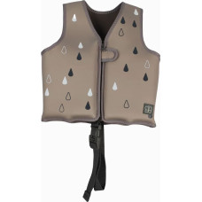 Bbl&uuml;v N&auml;j bērnu peldē&scaron;anas veste ar SPF50 un noņemamiem peldo&scaron;ajiem ieliktņiem, Sand &ndash; SMALL (1&ndash;3 gadi)