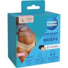 Canpol 78/019 Mum fit majtki ciążowe pod brzuch rozmiar L 2 szt.