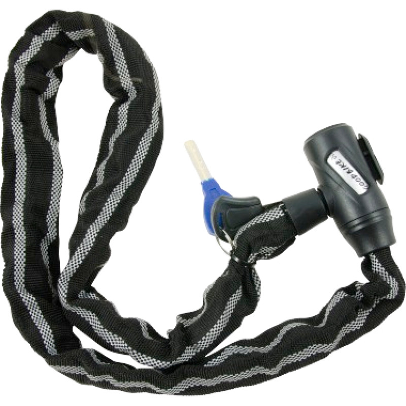 Bottari Saslēdzējs "PREMIUM SECURITY", &Oslash;5x1000mm, melns ar atstarotāju