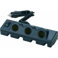 Bottari Auto piepīpētāja ligzdas ar pagarināmu kabeli un ieslēg&scaron;anas/izslēg&scaron;anas slēdzi 12V/24V "TRIPLE"