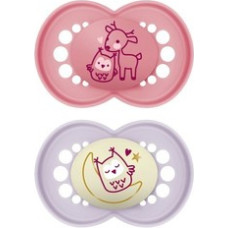 Mam Baby 0905 PACIFIER ORIGINAL 16+ DAY&NIGHT PLANET LOVE GIRL