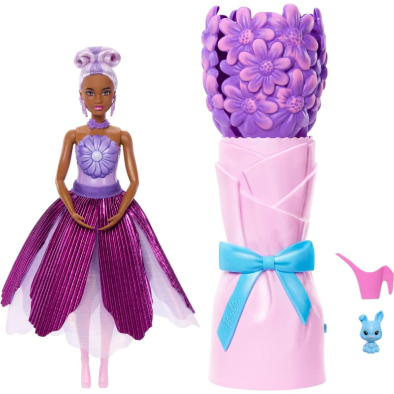 Barbie Pārsteiguma lelle &ndash; Violeta Margrietiņa, Melnādainā