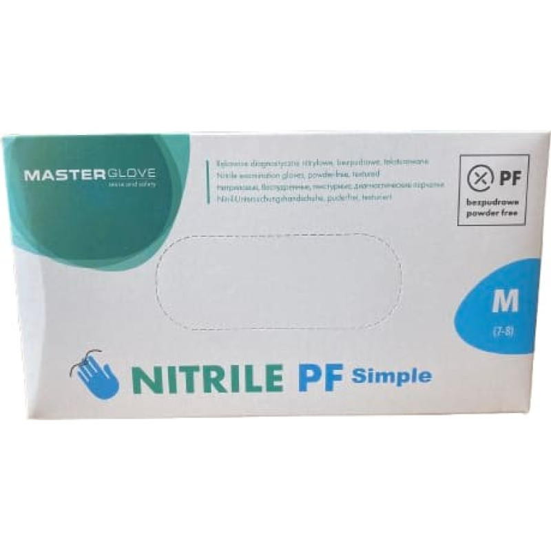 Supermax Glove Manufacturing Cimdi nitrila zila M N100